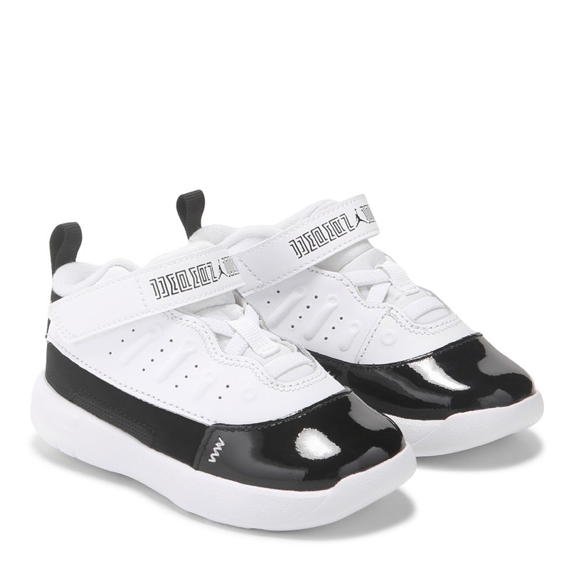Jordan Kids' Max Aura 7 Mid Sneaker Toddler Shoes (White/Black) - Size 7.0 M