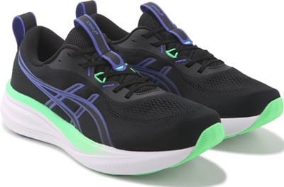 Men's GEL Pulse 17 Running Shoe - Black/Blue/Green