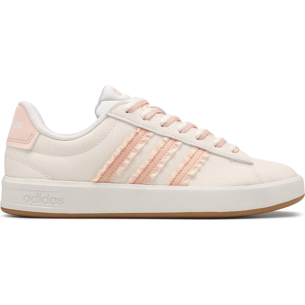 adidas gazelle silver green womens adidas Women's Grand Court 2.0 Sneakers | White/Black