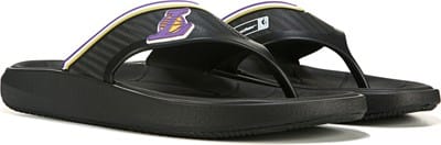 famous footwear mens flip flops
