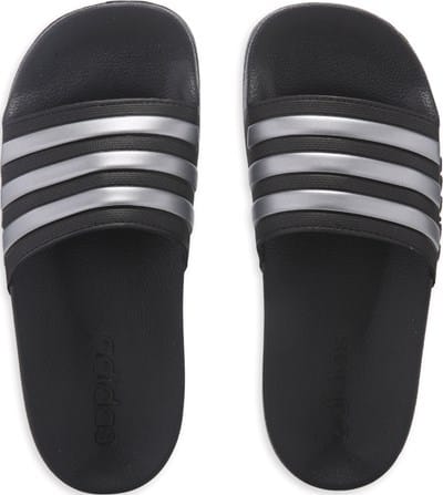 adidas gazelle silver green womens Classic Quilted Bandwidth Sliders  CHUPPS