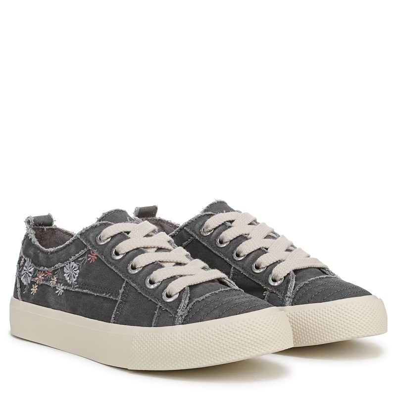 Blowfish Malibu Women's Very Sadie Lace Up Sneakers (Grey/Charcoal) - Size 6.0 M