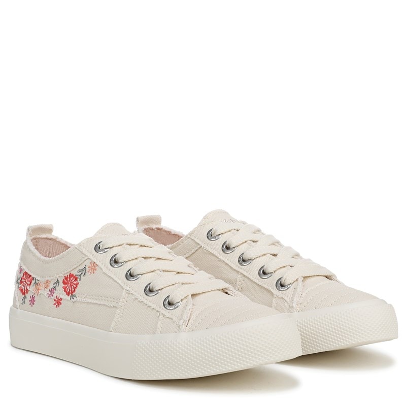 Blowfish Malibu Women's Very Sadie Lace Up Sneakers (White/Cream/Beige) - Size 9.5 M