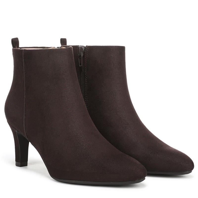 Lifestride Women's Glow Ankle Boots (Brown/Chocolate) - Size 9.5 M