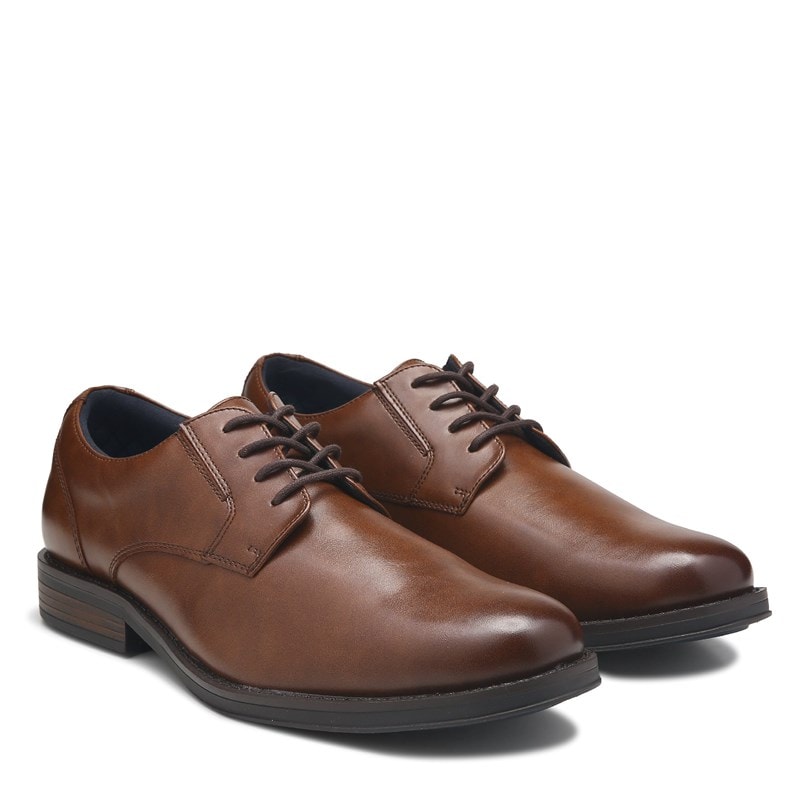 Dockers Men's Bridgeport Plain Toe Dress Oxford Shoes (Cognac) - Size 9.5 M