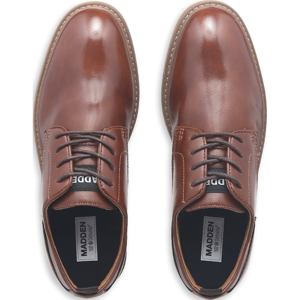 Mens Excellent Condition Madden With Ortholite Lace Up Oxford Shoes 13 Brown Steve Madden mens lace up oxford size 13 Brown dress shoe | eBay main image 2