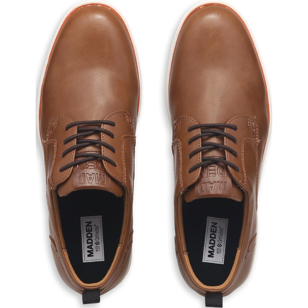 madden brown dress shoes Steve Nehemiah Men's Tan : 10 D Color:Custom color(leave in the note list) perforation detail Ice ASOS DESIGN cotton ribbed