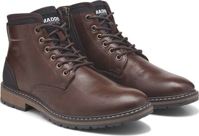 Men's MTraxxon Side Zip Casual Boot - Brown
