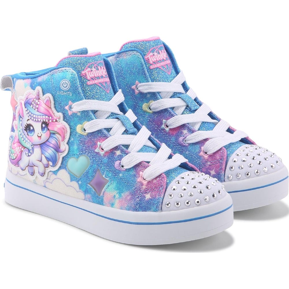 Skechers Kids' Twinkle Sparks Light Up Sneaker Little/Big Kid