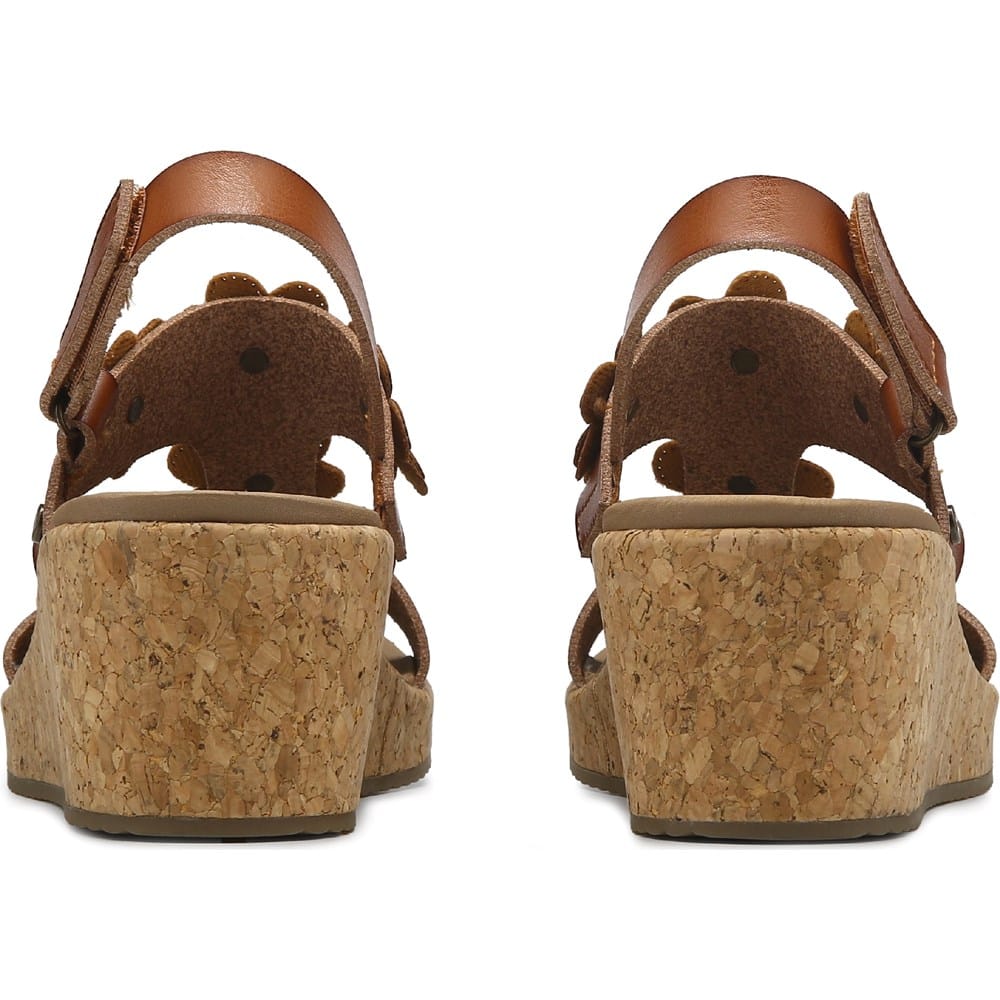 Skechers Women's Arch Fit Beverlee 2.0 Flower Wedge Sandal
