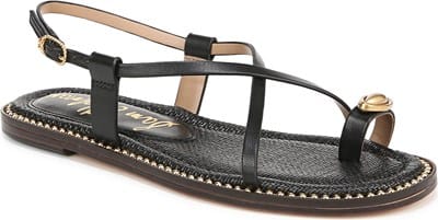 Women's Tenly Toe Loop Sandal - Black