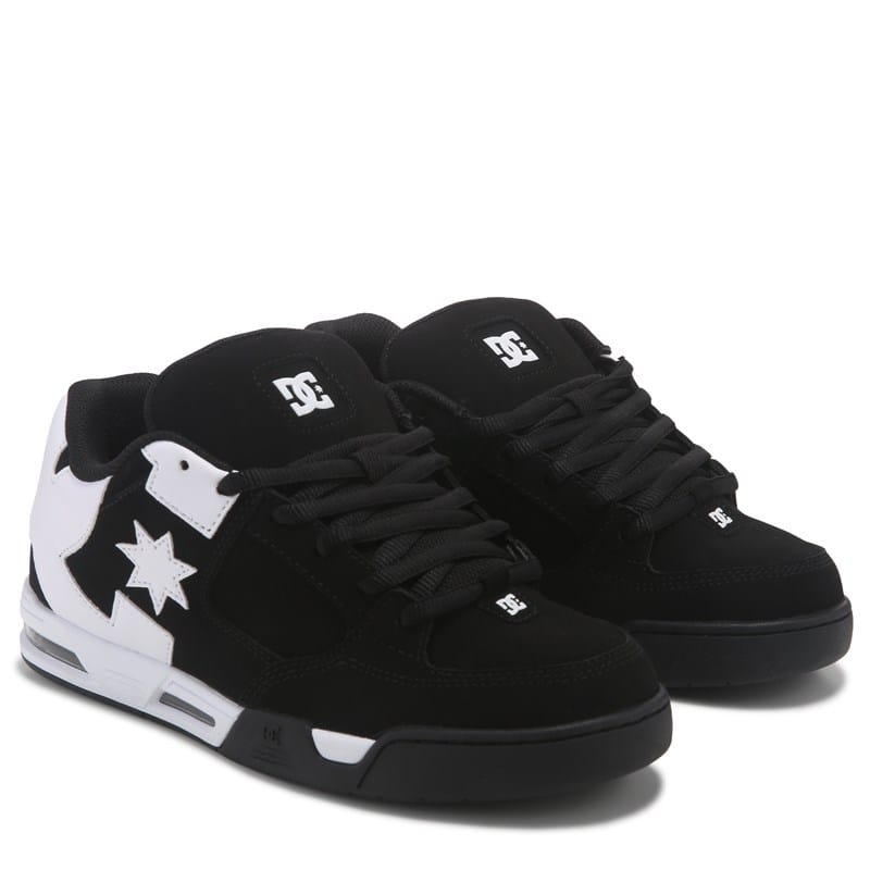 DC Shoes Men's Command Skate Shoes (Black/White) - Size 12.0 M