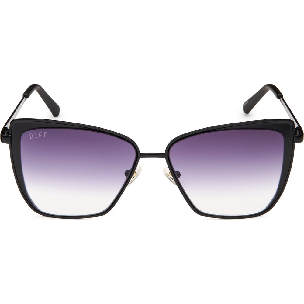 DIFF cateye sunglasses Goldie Cateye Sunglasses | Apricot Crystal & Peach Mirror  main image 3