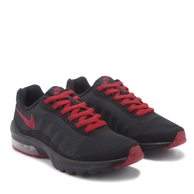 Nike Kids' Air Max Invigor Sneaker Big Kid Shoes (Black/Red) - Size 6.0 M