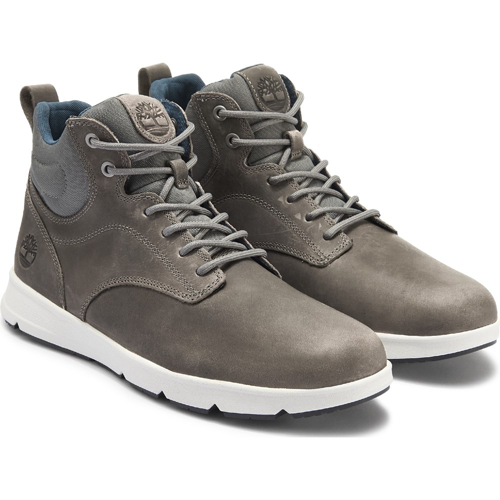 timberland gray sneaker boot