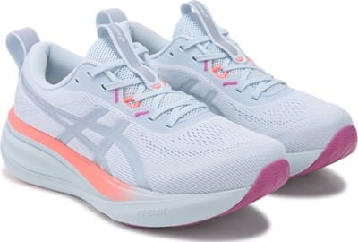 Women's GEL Pulse 17 Running Shoe - Sky Blue/Orange/Purple