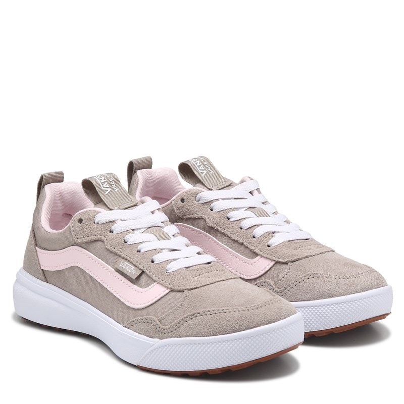 Vans Women's Range Exp Skate Shoes (Taupe/Pink/Gum) - Size 6.5 M