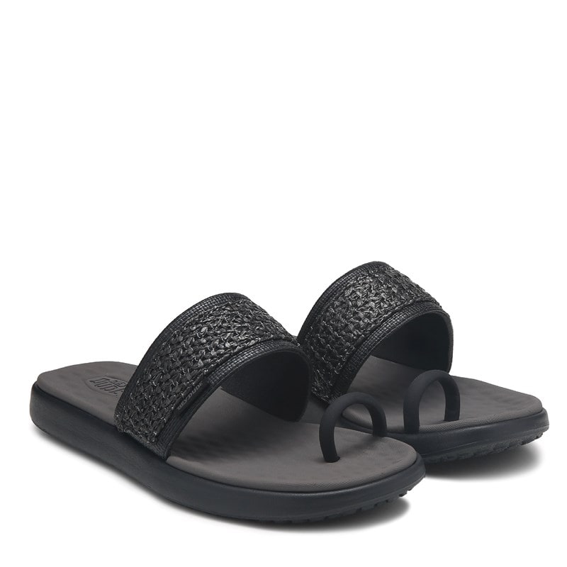 Heydude Women's Maui Breeze Toe Loop Sandals (Black) - Size 8.0 M