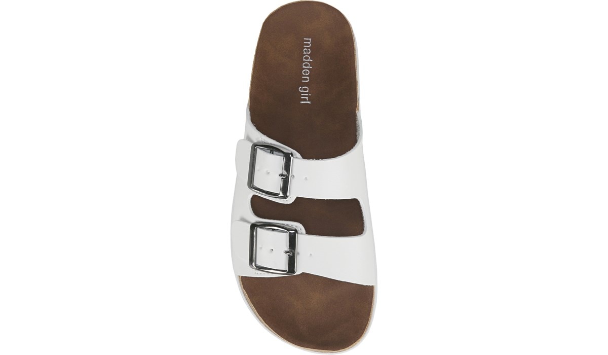 madden girl goldiie footbed sandals