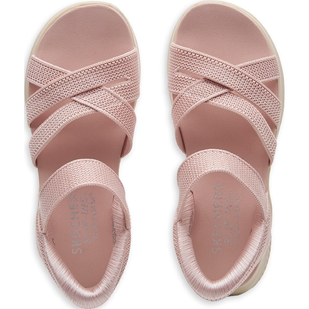 SKECHERS Ultra Flex 3.0 Sandal - Forever Better Hands Free Slip-Ins Women's Sandals Blush : 7 B - Medium, Synthetic