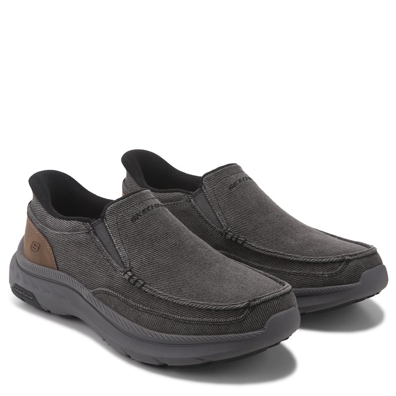 Skechers Men's Slip-Ins Pollard Goodyear Slip-On Shoes (Black) - Size 10.5 M