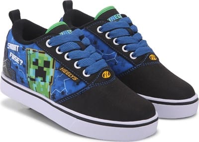 Kids' Minecraft Pro 20 Skate Sneaker Little/Big Kid - Black/Blue Minecraft