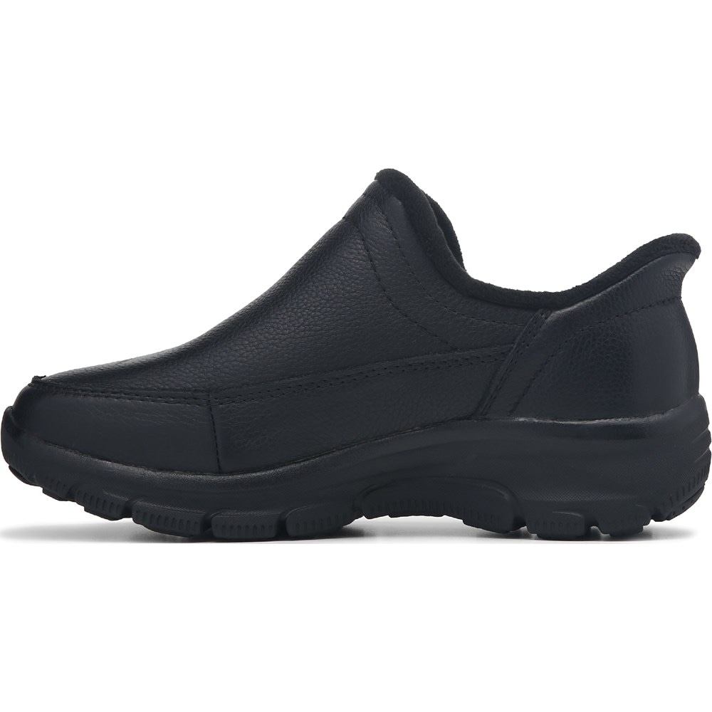 ゆのページ Skechers Women's 177111 UNO Slip in air Black Casual Shoes