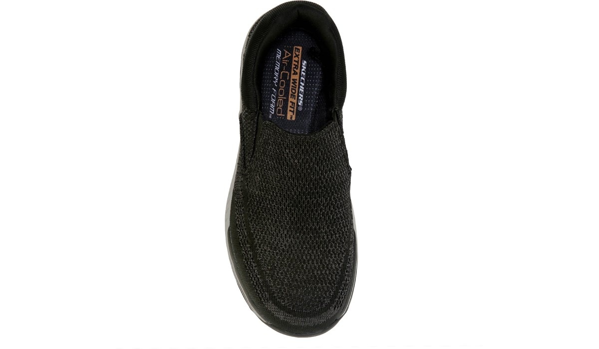 skechers extra wide slip ons