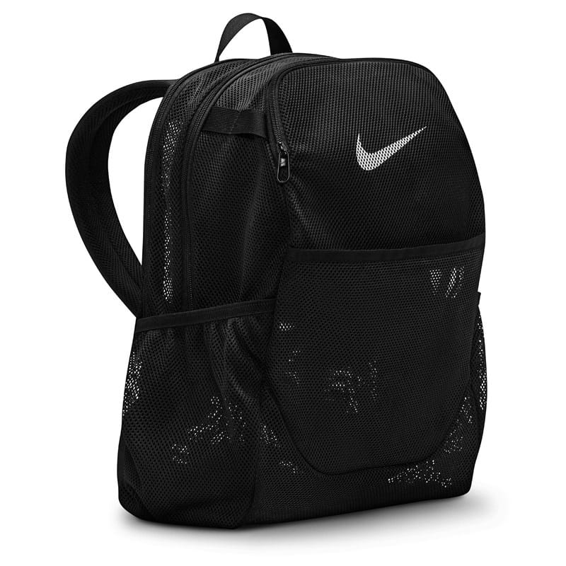 Nike Brasilia Mesh Backpack Shoes (Black/White) - Size 0.0 OT