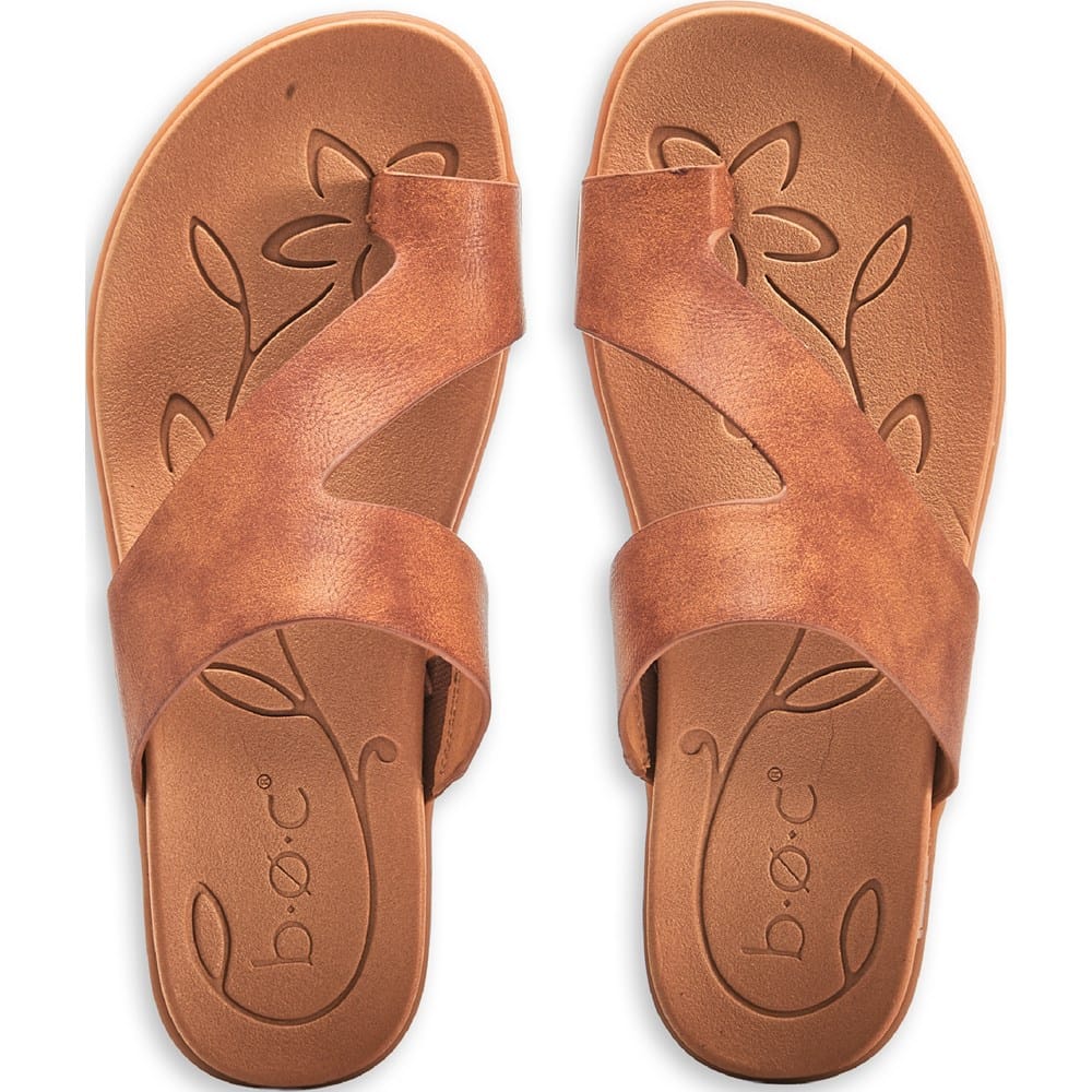 b.o.c. Brown Leather Toe-Loop Slide Sandals Women\'s Size 8 EUC Amazon.com | OUTWOODS Women main image 4
