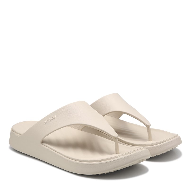 Crocs Women's Getaway Triangle Flip Sandals (Frappe) - Size 9.0 M