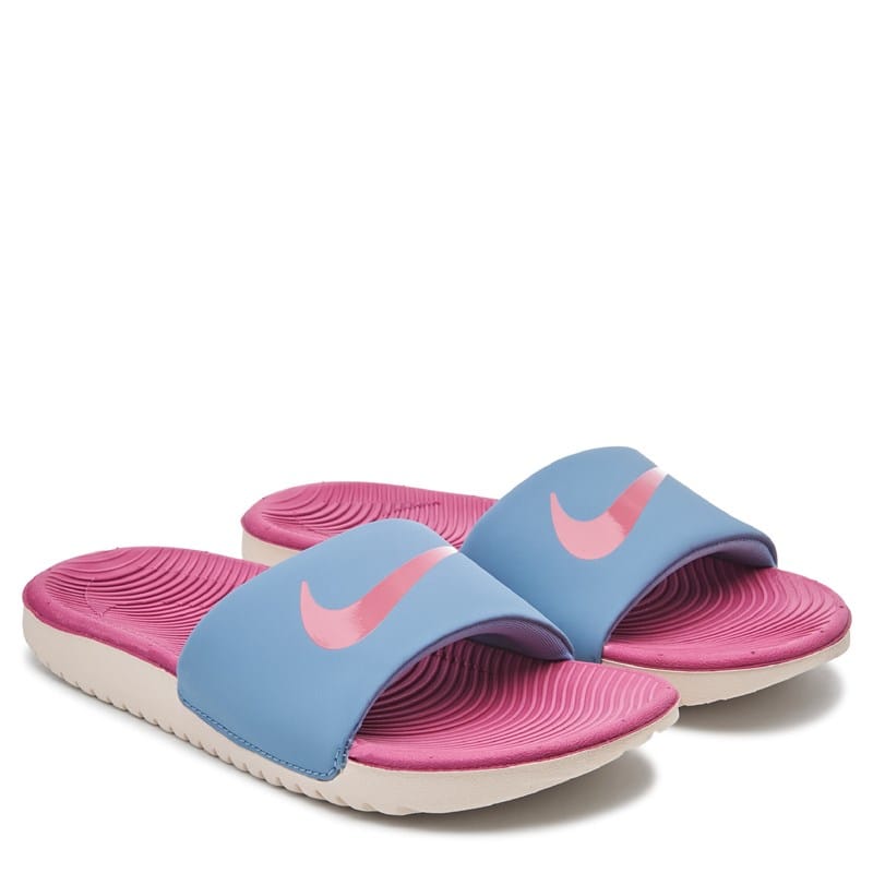 Nike Kids' Kawa Slide Sandal Little/Big Kid Sandals (Pink/Purple) - Size 5.0 M