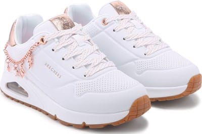Kids' Street Uno Sneaker Little/Big Kid - White/Rose Gold