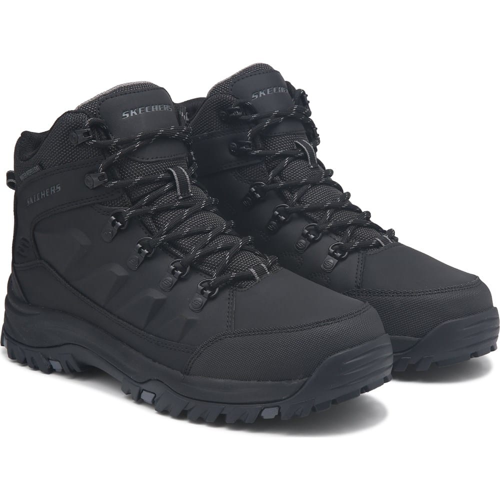 Skechers Men\'s Black Outdoor Boots Buy Skechers Black Mens Wascana Benen Waterproof Tactical  main image 2