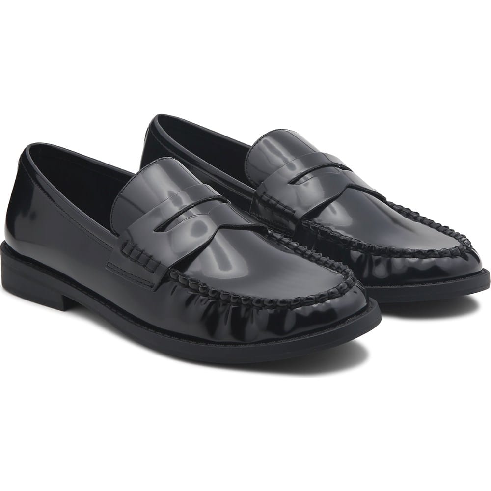 chinese dress ladies Women's Dress Penny Loafer In Black Leather main image 1