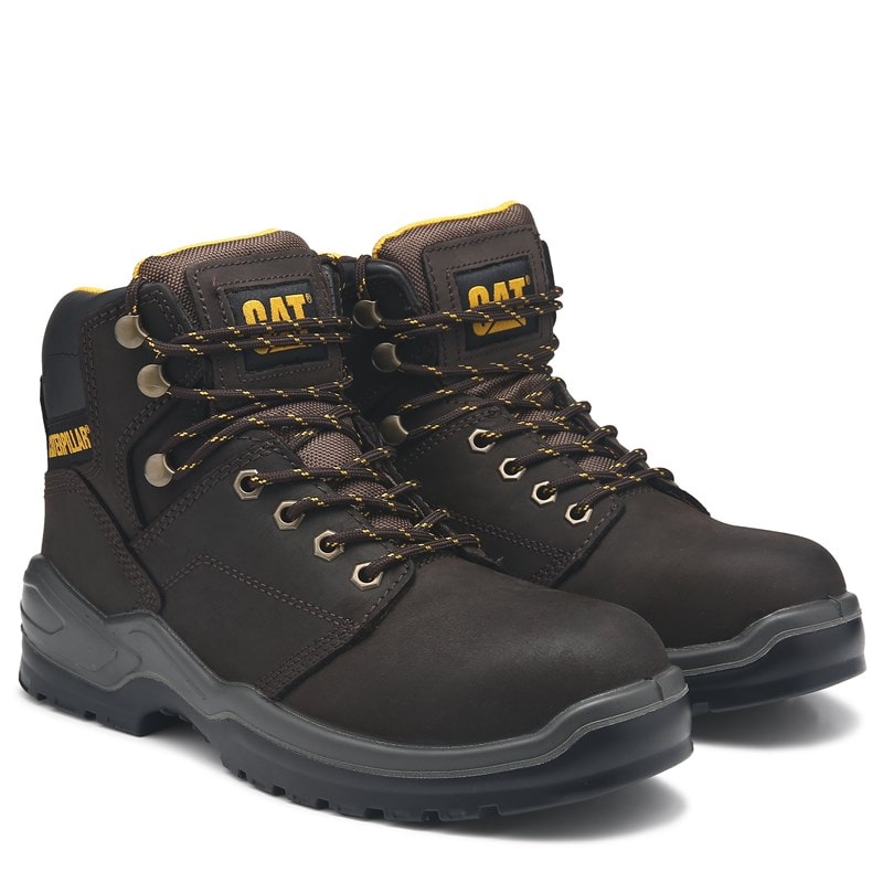 Caterpillar Men's Striver Steel Toe Work Boots (Brown) - Size 11.0 M