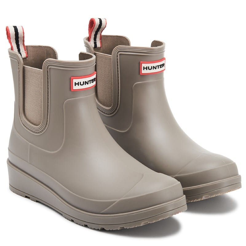 Hunter Women's Tabitha Waterproof Rain Boots (Taupe) - Size 6.0 M