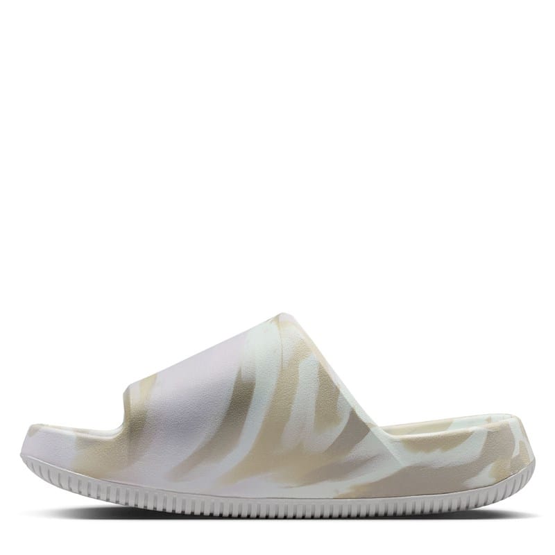 Nike Women's Calm 2.0 Slide Sandals (Off White/Barely Grn) - Size 10.0 M