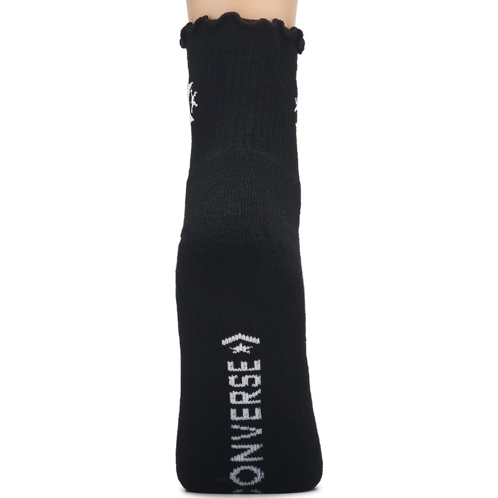 Converse Women's 3 Pack Ruffle Quarter Socks | Famous Footwear