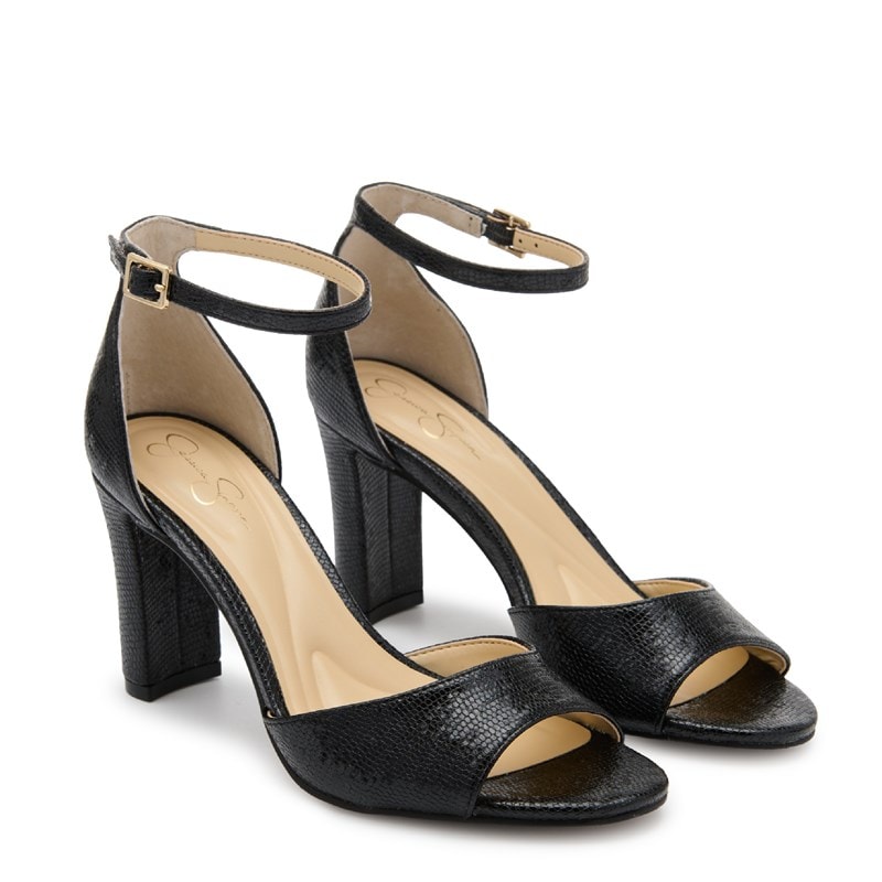 Jessica Simpson Women's Luxcilla Dress Sandals (Black) - Size 12.0 M