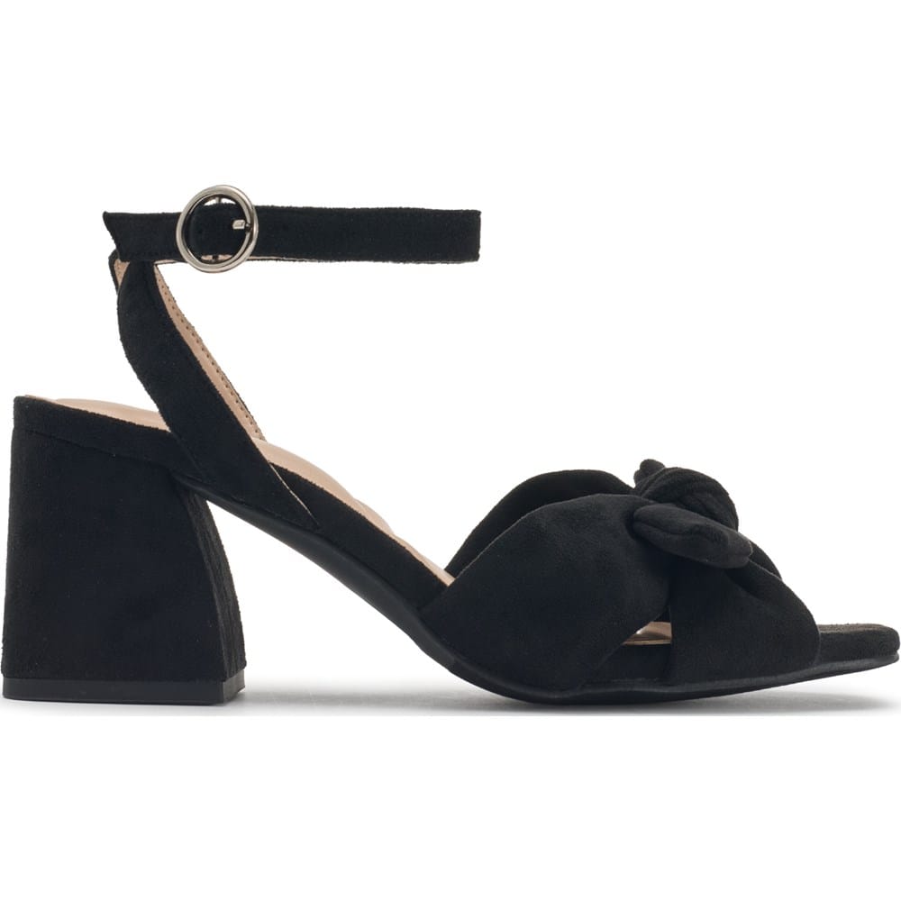 black and white dress sandals Nine West Women's Mandey Ankle Strap Sandal - Black