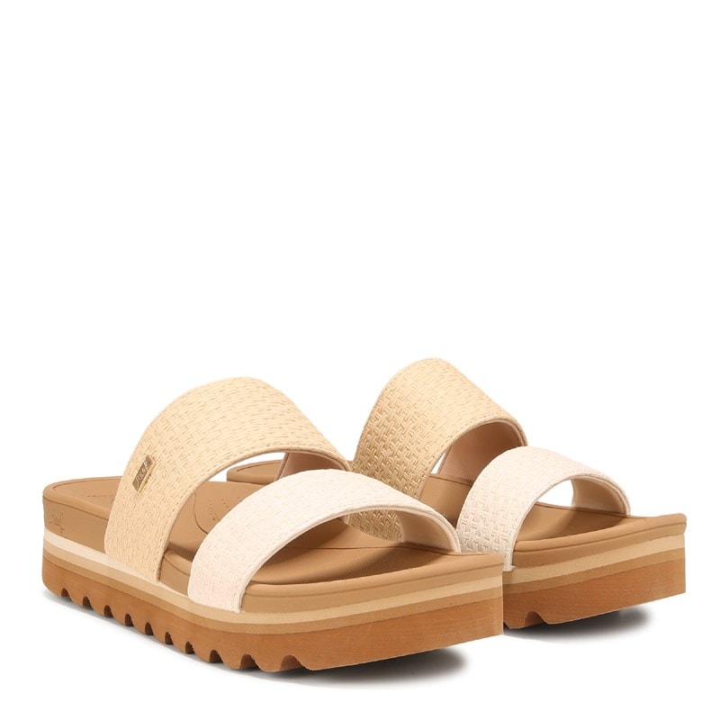 Reef Women's Banded Horizon Hi Slide Sandals (Vintage Duo Woven) - Size 5.0 M
