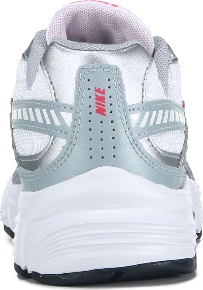 Nike women's initiator on sale walking running sneaker shoes-white/silver/pink