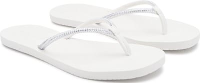 Women's Bliss Bling Flip Flop Sandal - White
