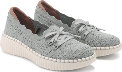 Women's Wilshire Blvd Knit Sail Crochet Slip On Shoe - Sage