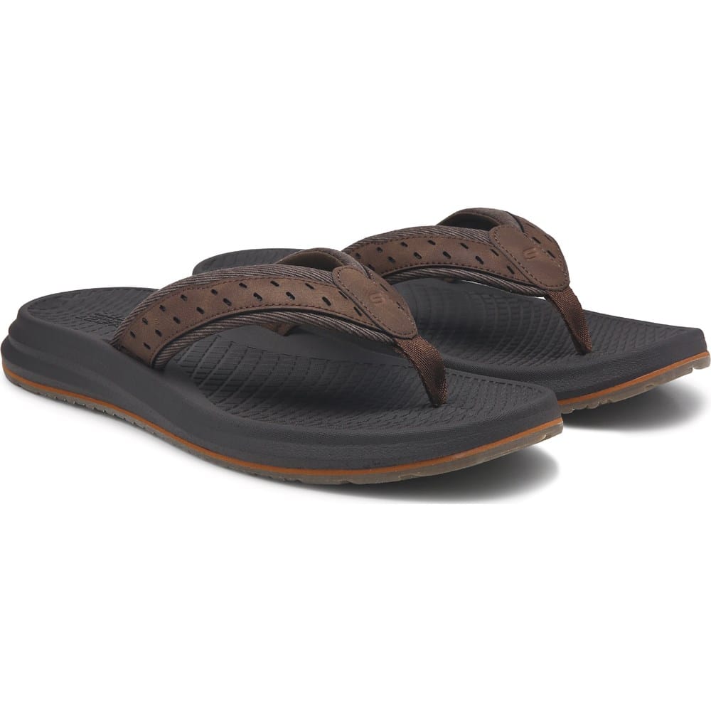 Skechers Men's Pargo Thong Sandal | Famous Footwear