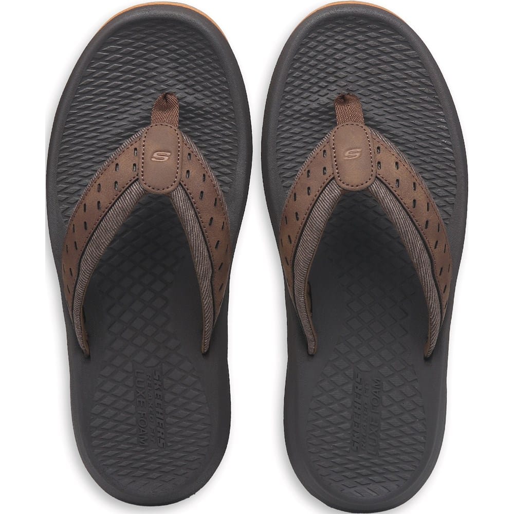 Skechers Men's Pargo Thong Sandal | Famous Footwear
