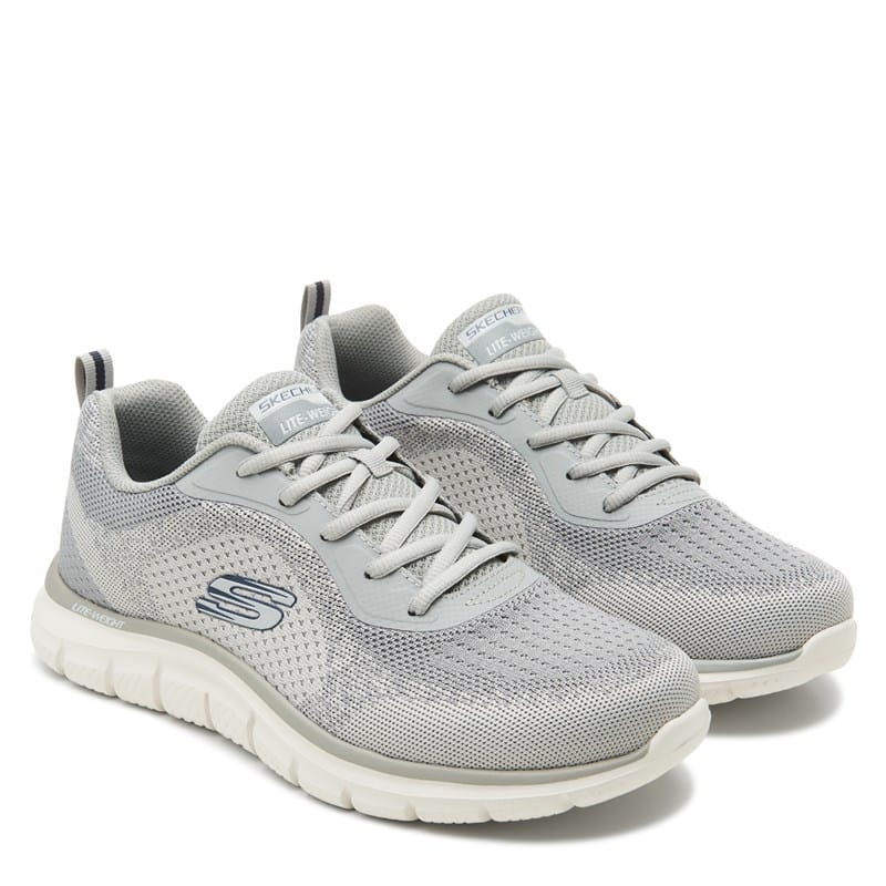 Skechers Men's Track Glendor Sneakers (Grey) - Size 10.0 W