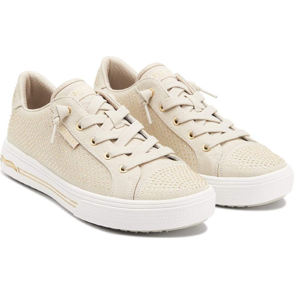 Skechers Women's Arch Fit Arcade Gem Steps Rhinestone Sneaker