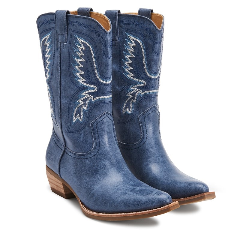 Frye And Co. Women's Irlene Cowboy Boots (Denim Blue) - Size 7.5 M